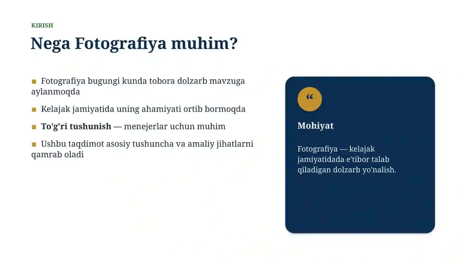 KELAJAK JAMIYATIDA 3