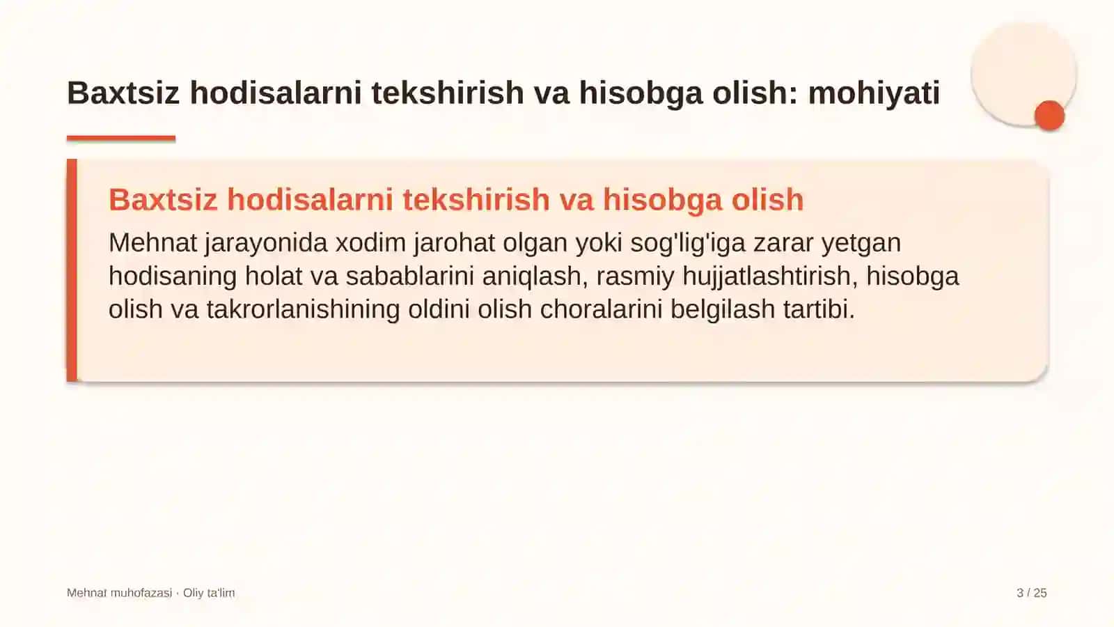 Xususiy bog'chalarda baxtsiz hodisalarni tekshirish va hisobga olish 3