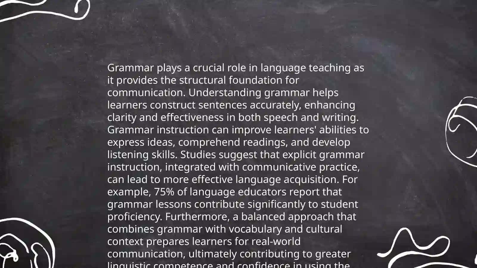 Teaching in grammar context 3