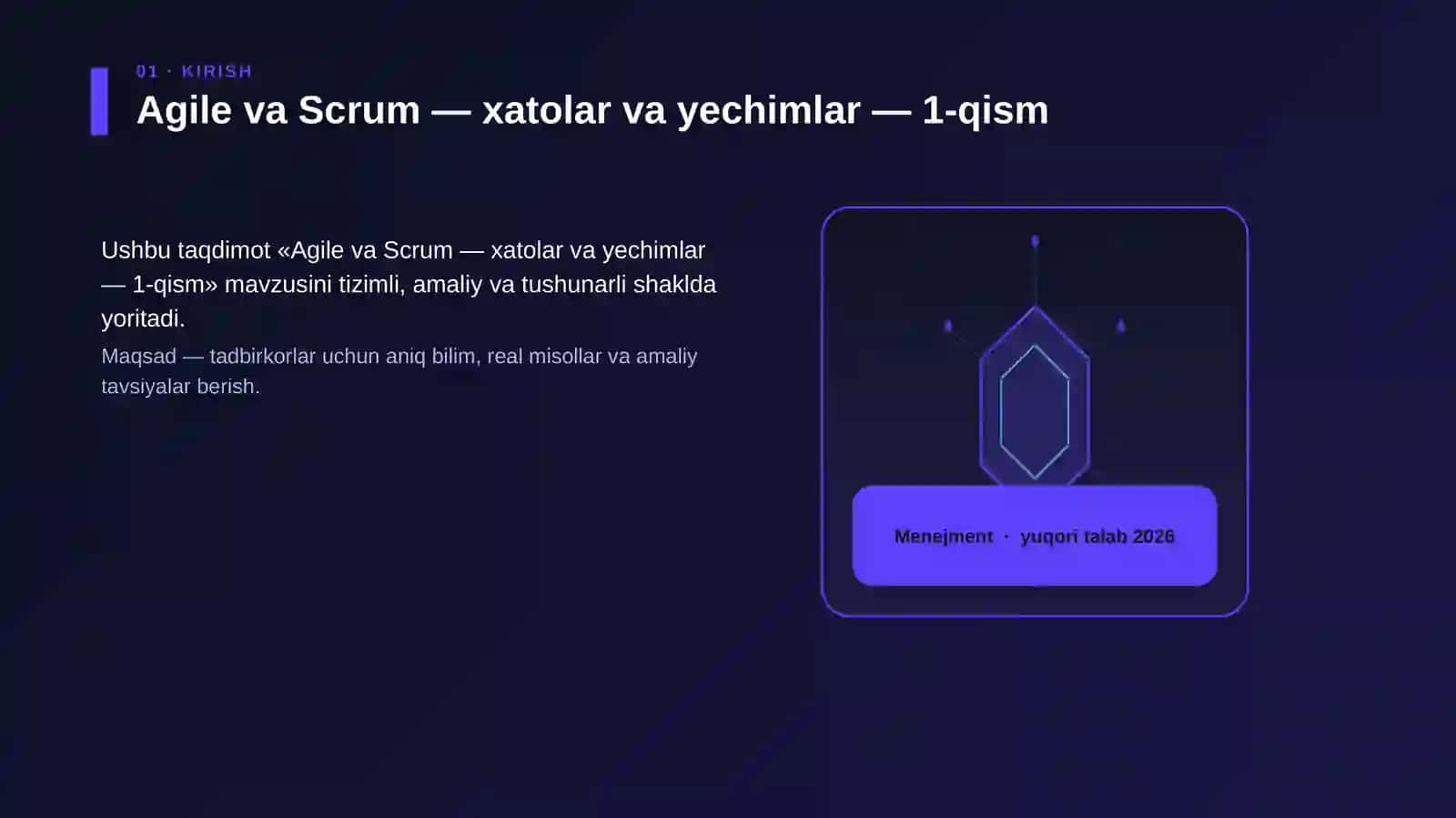 Agile va Scrum — xatolar va yechimlar — 1-qism 3