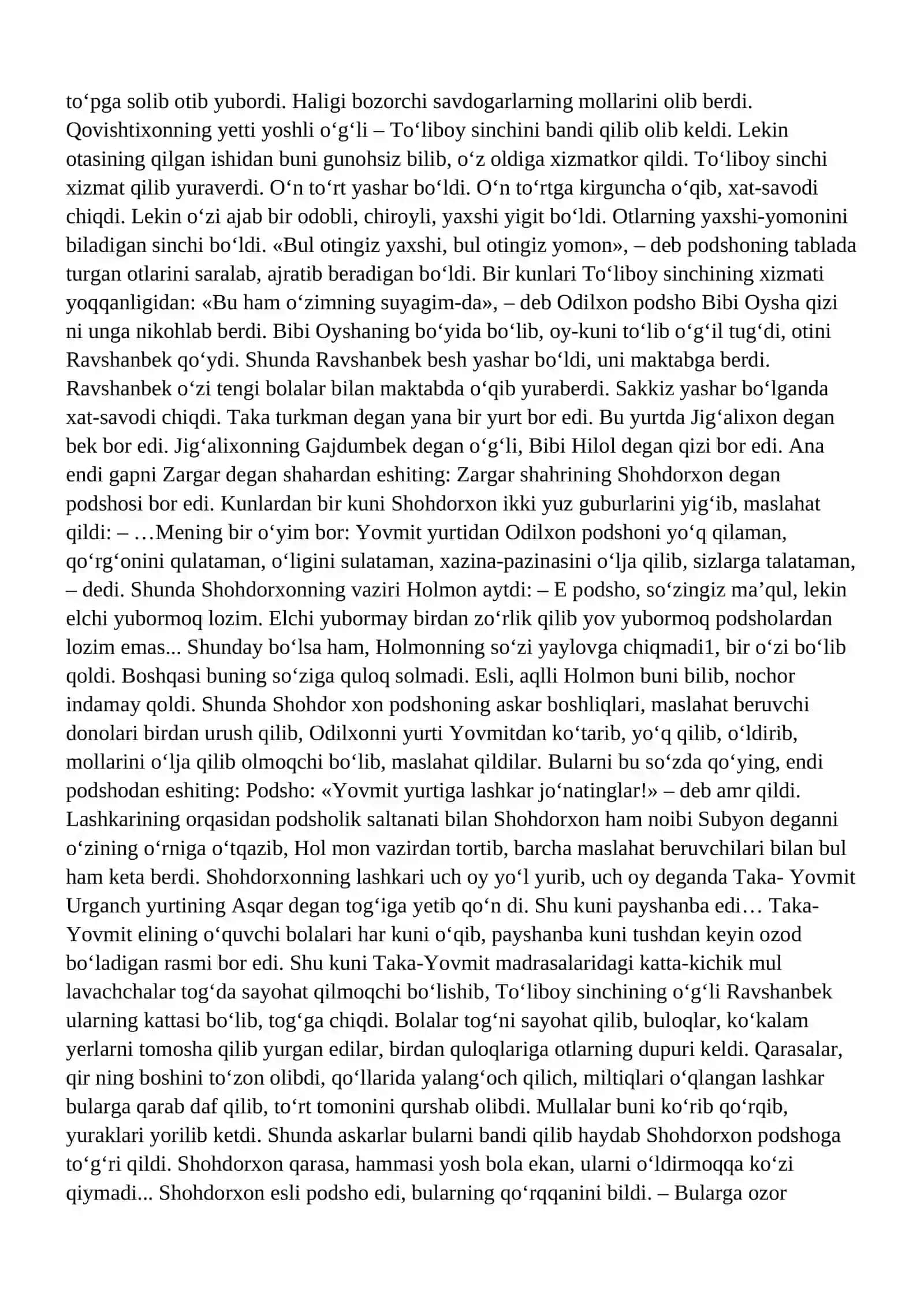 Go’ro’glining tug’ilishi dostoni 3
