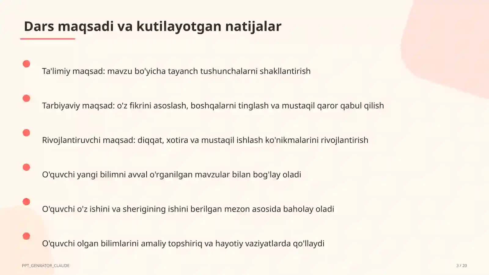 Sinf soati uchun 2026-2027 o'quv yili mavzulari: tarbiyaviy soatlarni rejalashtirish (2026) 3