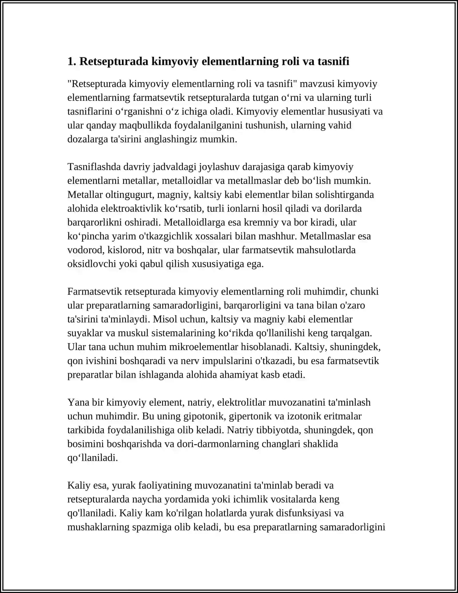 RETSEPTURADA KIMYOVIY ELEMENTLAR 3