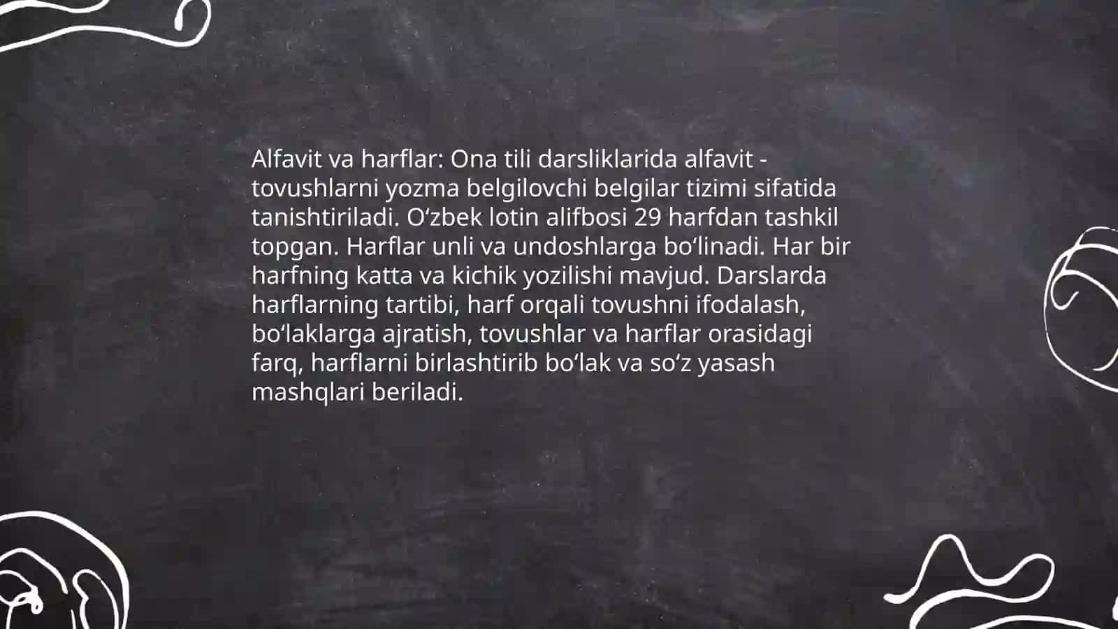 Alfavit va harflar 3