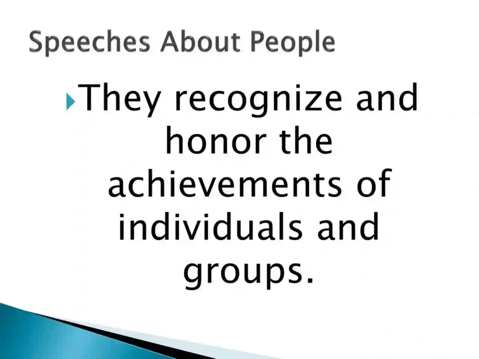 Special occasion speeches 3