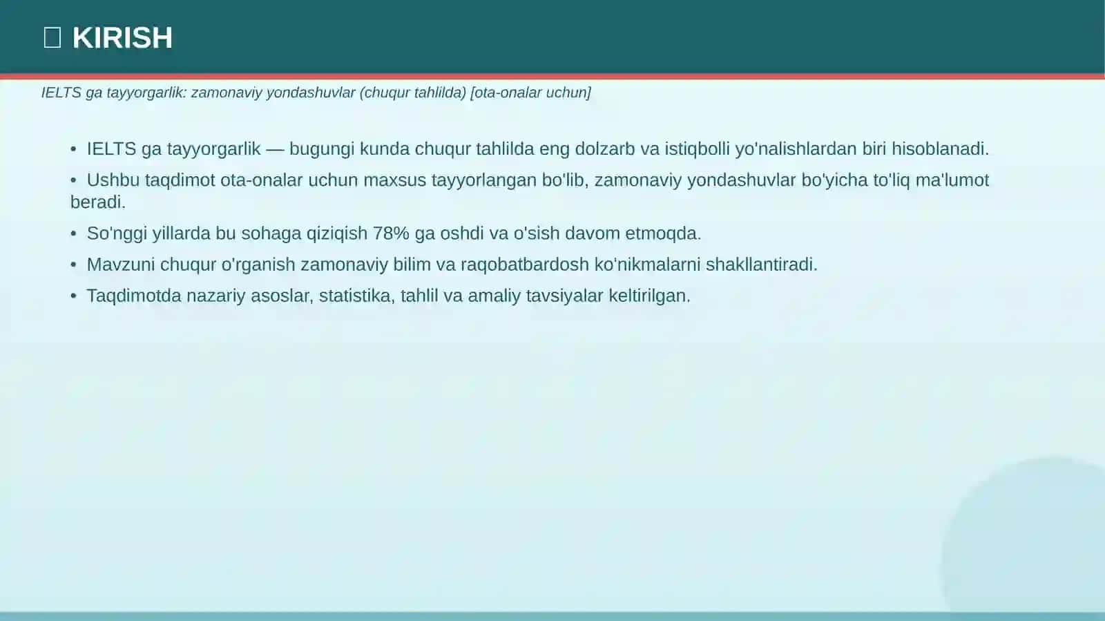 IELTS GA TAYYORGARLIK 3