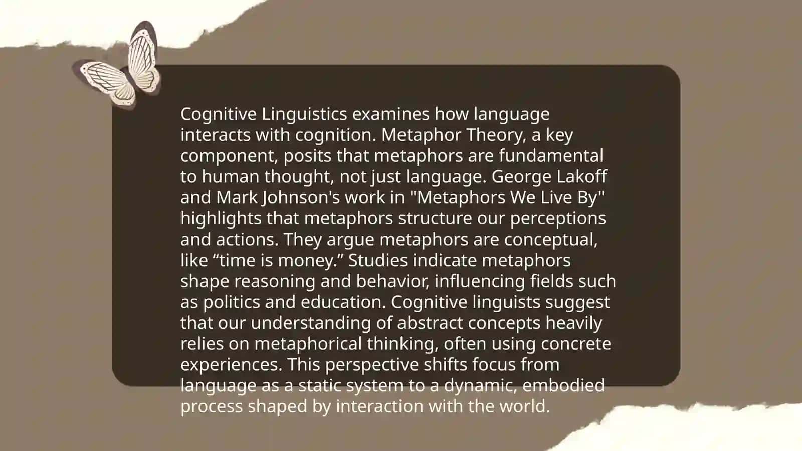 Cognitive study of metonomy and metaphor 3