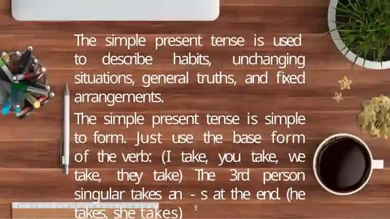 Present simple 3