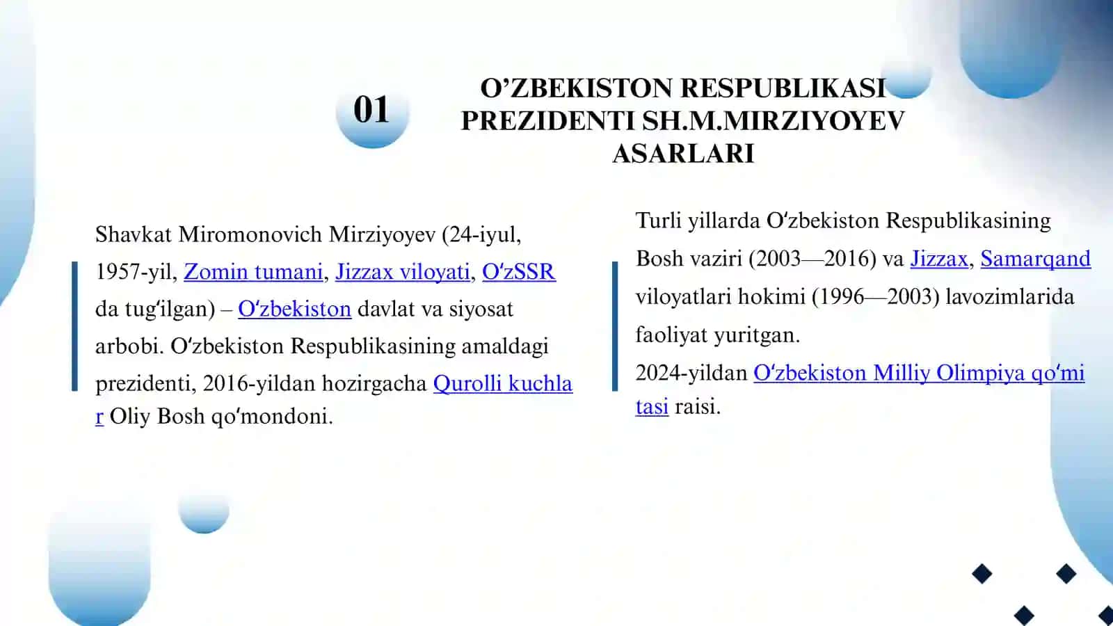O'zbekiston Respublikasi Prezidenti Sh.M.Mirziyoyev asarlarida ta'lim-tarbiya masalalari 3