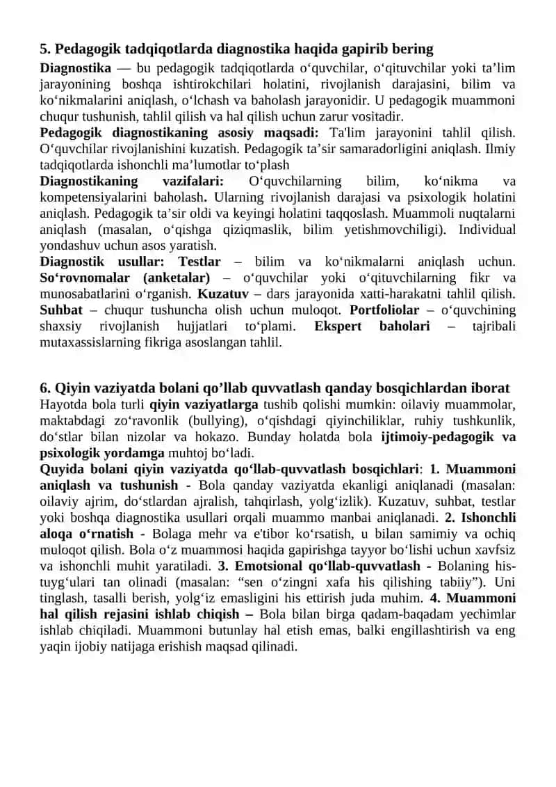 Pedagogik eksperiment nima 3