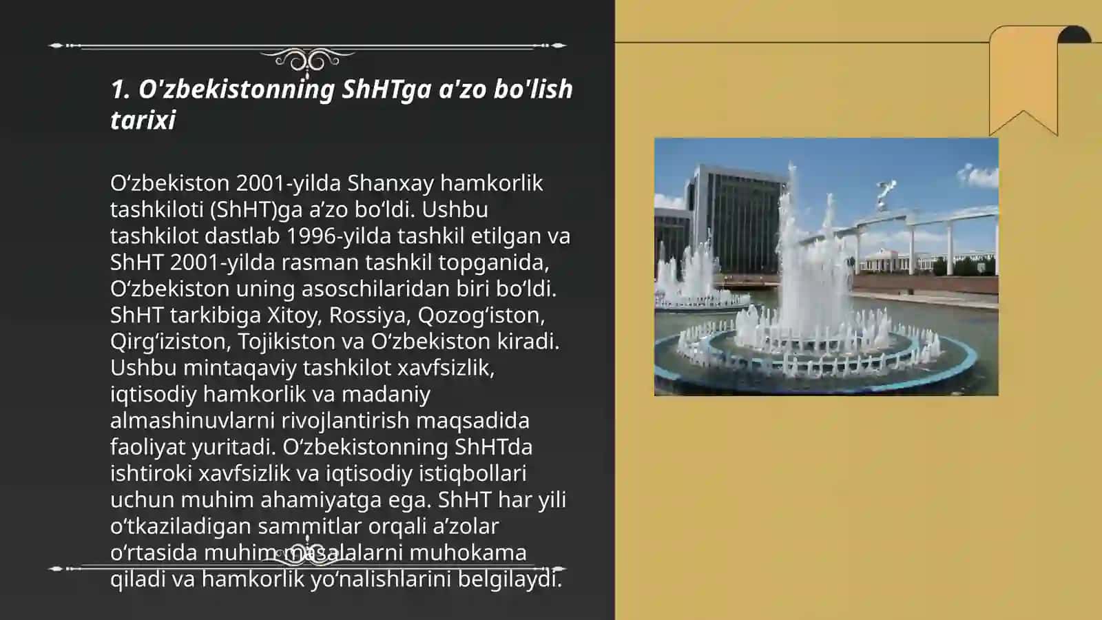 O'zbekiston va ShHT 3