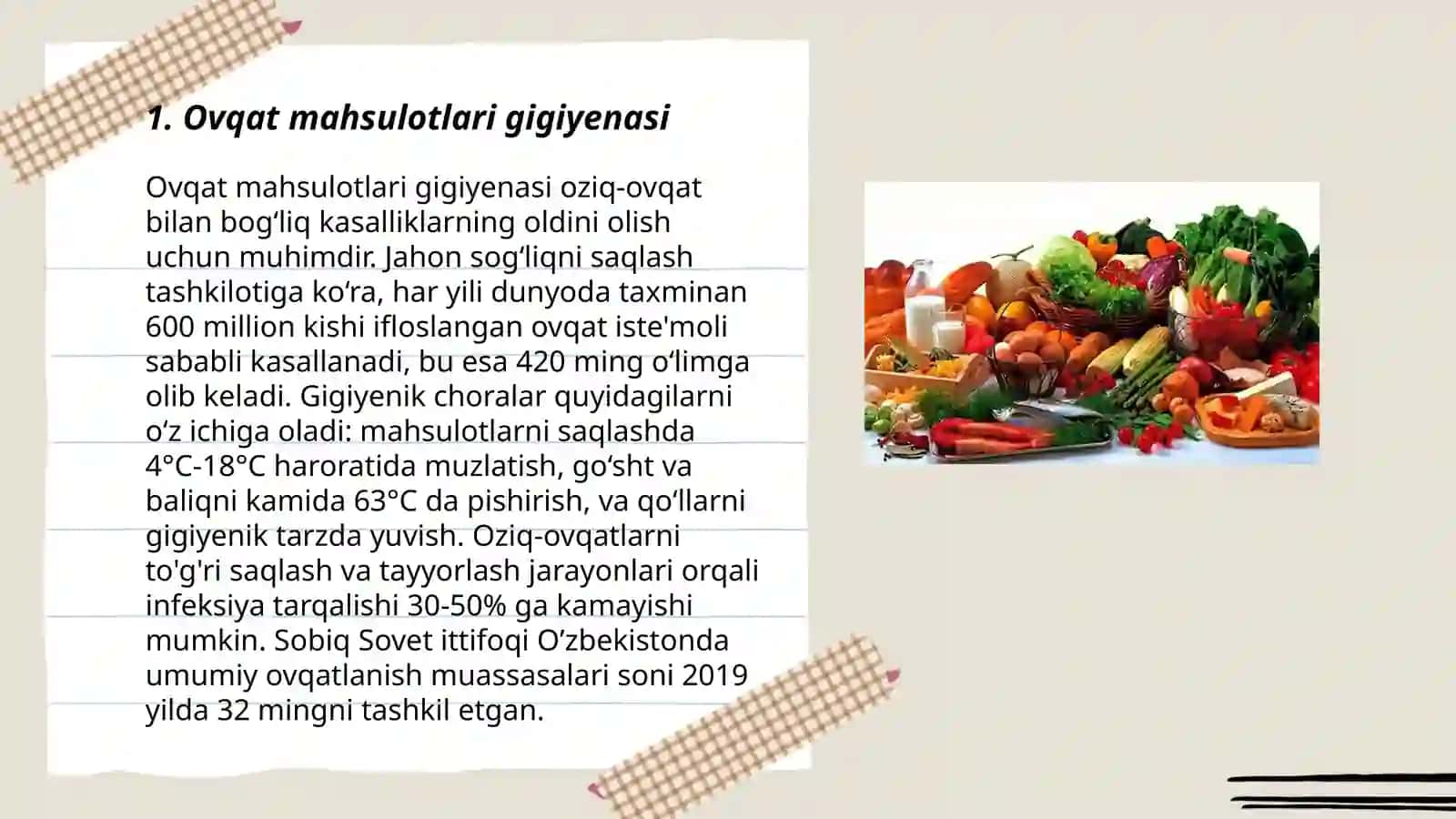 Ovqat mahsulotlari gigiyenasi 3