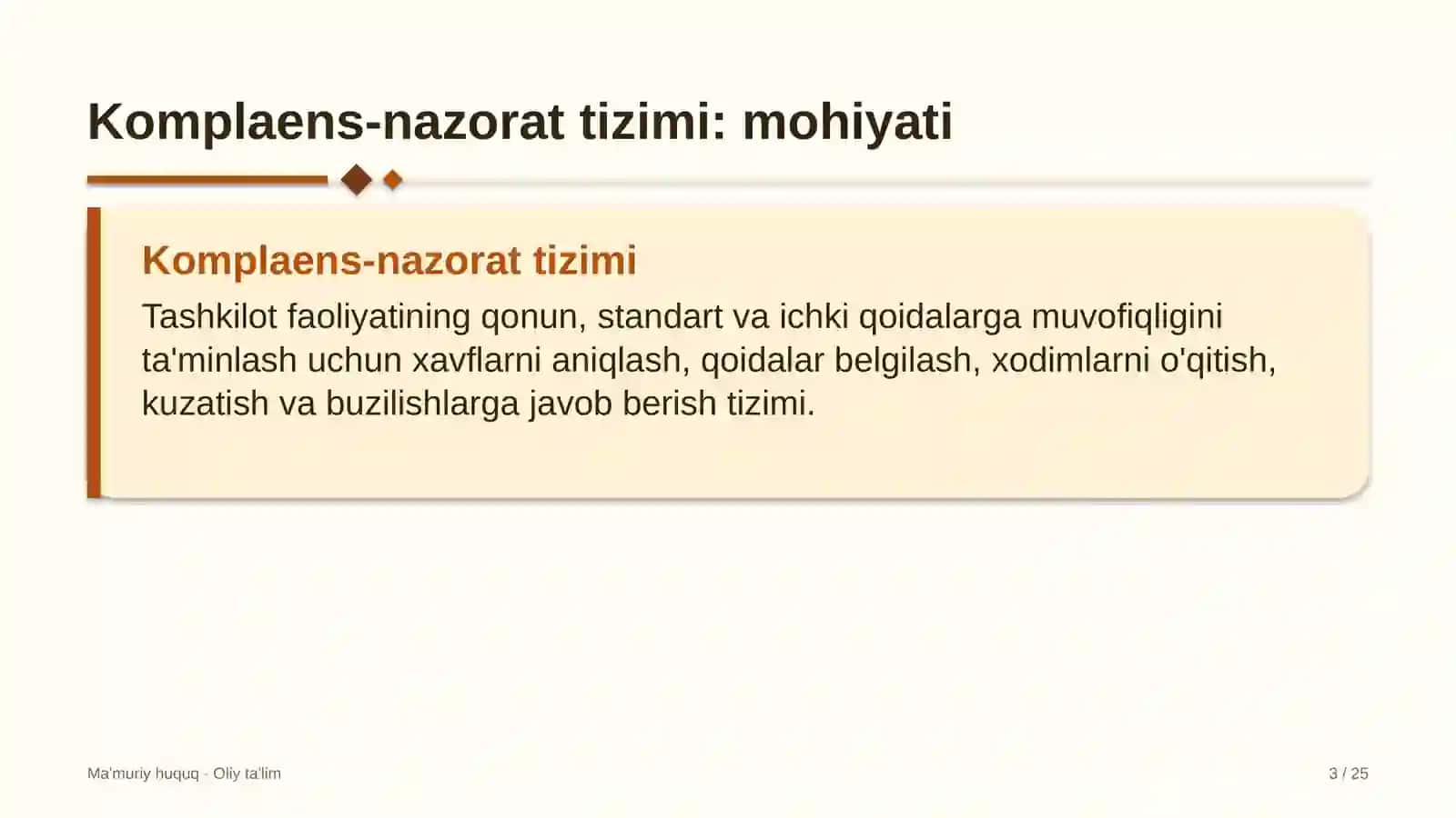 sud ekspertizasi muassasalarida komplaens nazorat tizimi 2574 3