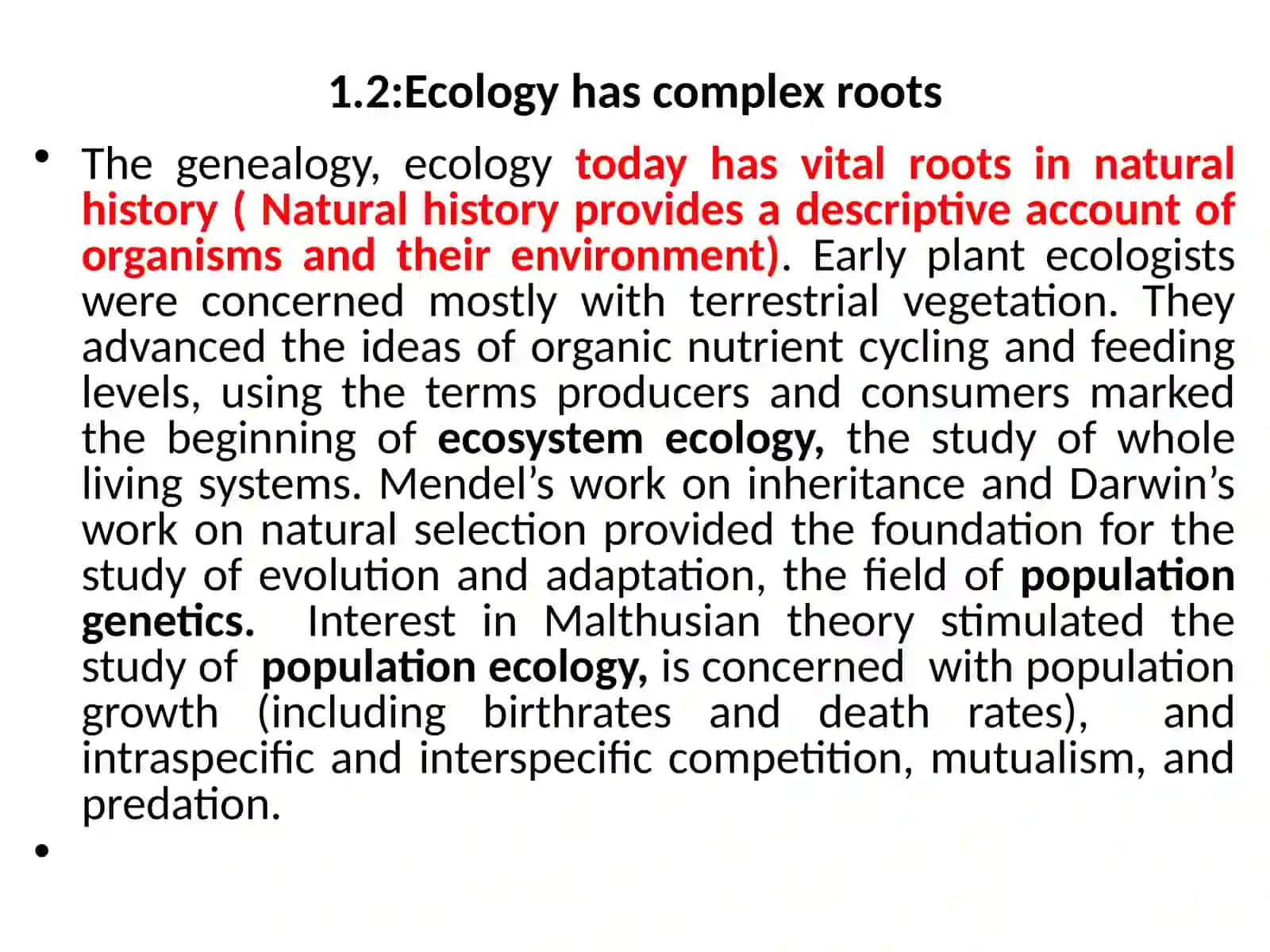 Ecology 3