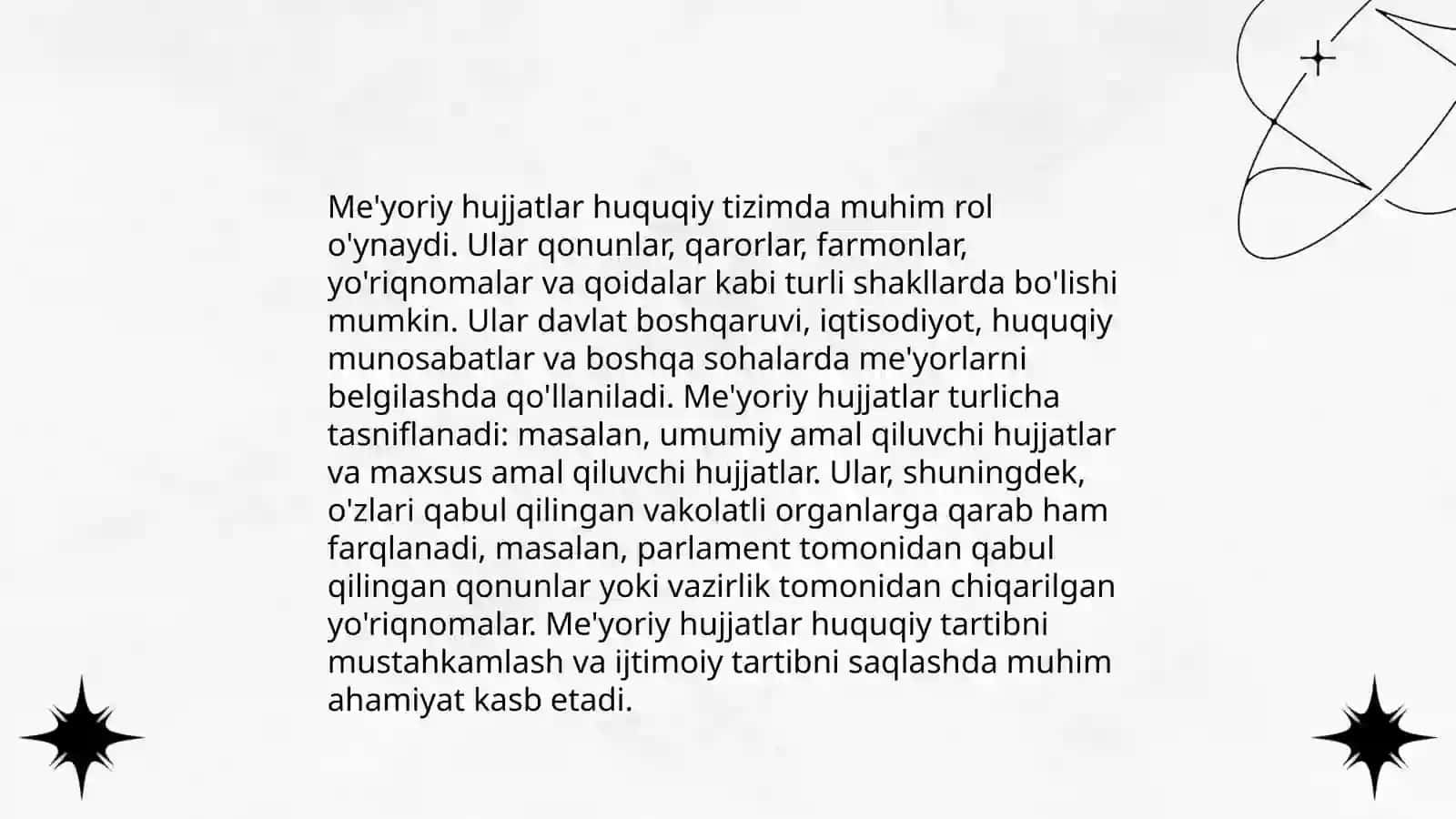 Me'yoriy hujjatlar va institutlar 3