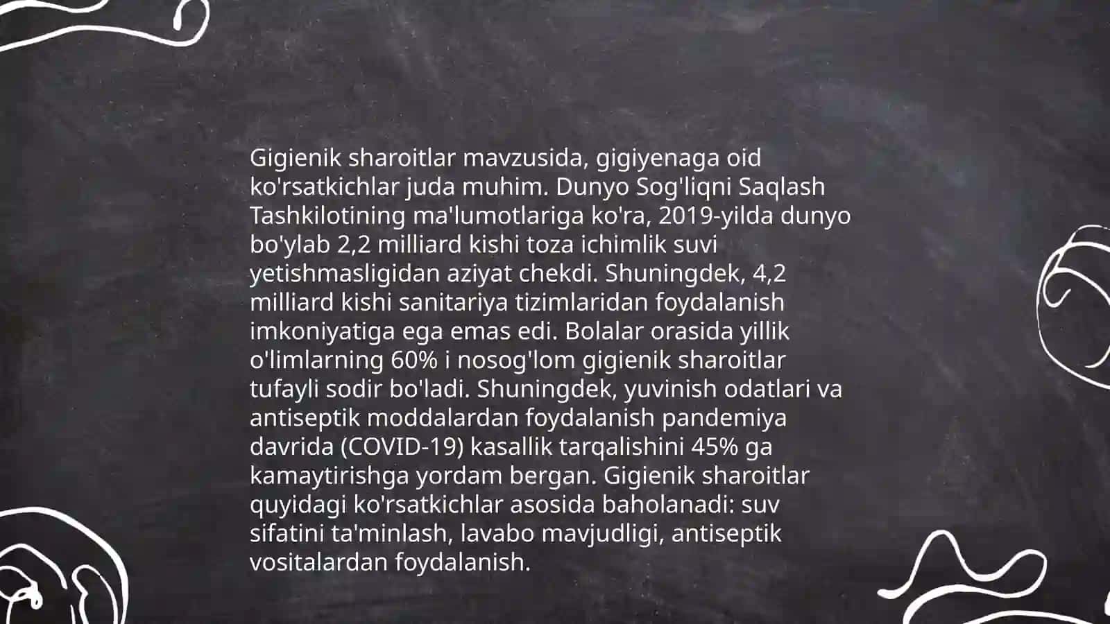 Gigienik Sharoitlar 3