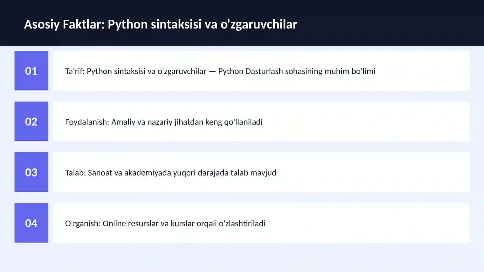 DASTURLASH | PYTHON DASTURLASH 3
