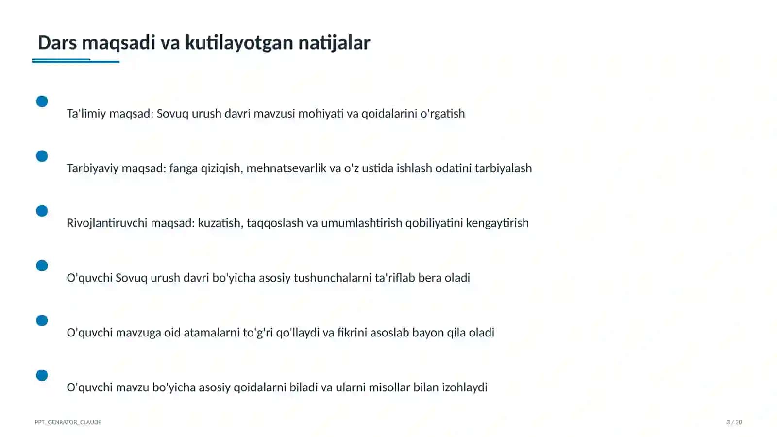 Sovuq urush davri (10-sinf) 3