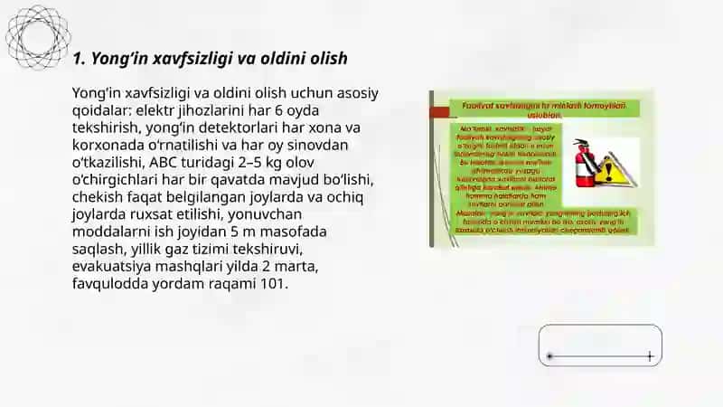 Hayot faolyati xavfsizligi 3