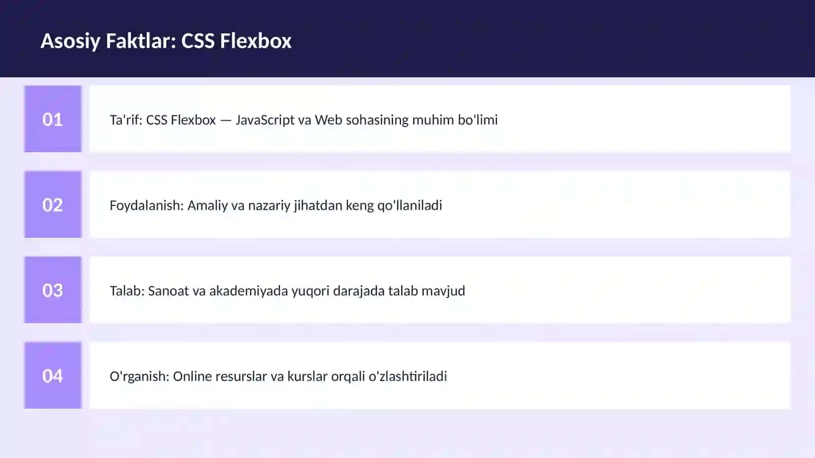 CSS Flexbox 3