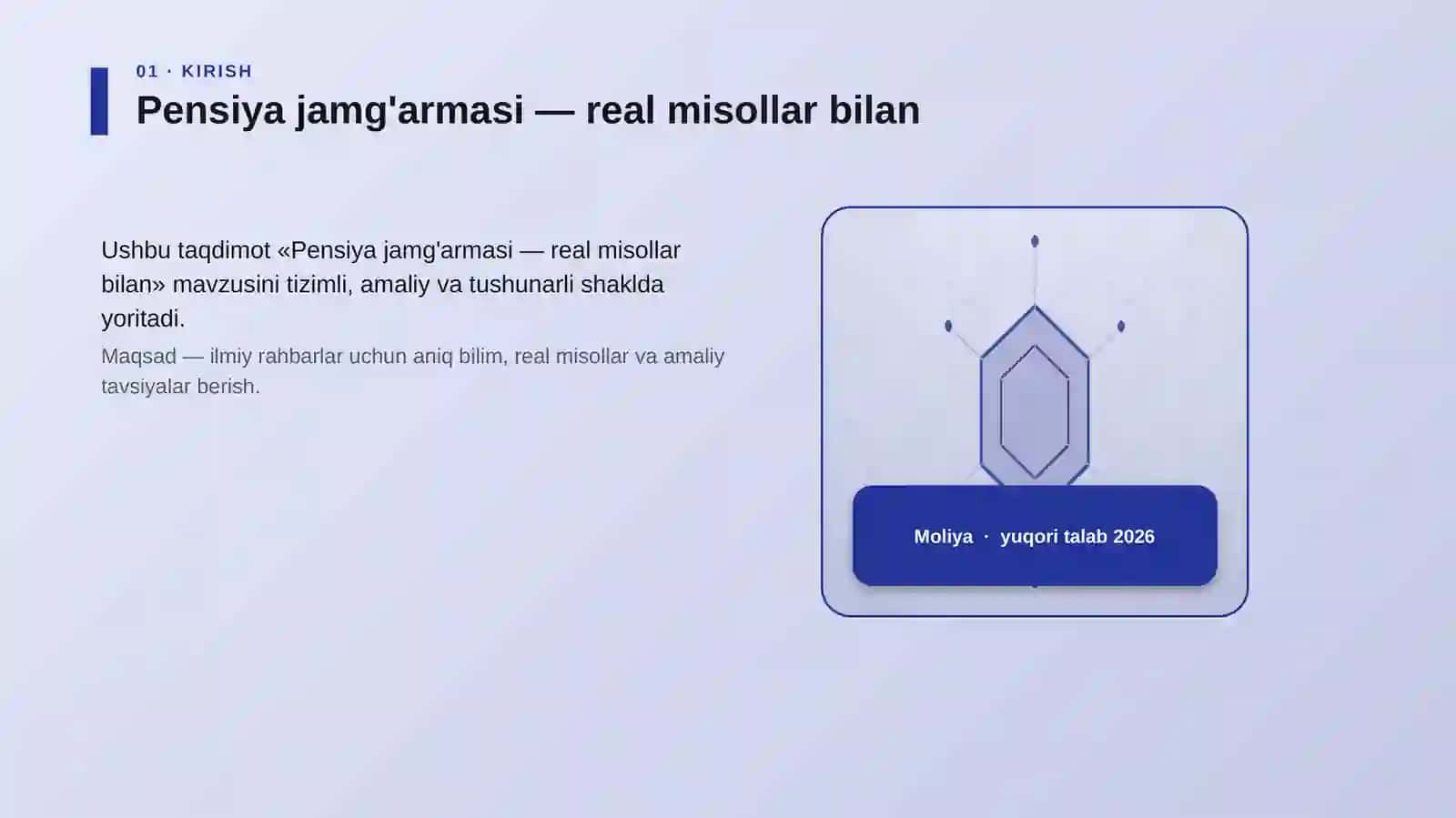 Pensiya jamg'armasi — real misollar bilan 3