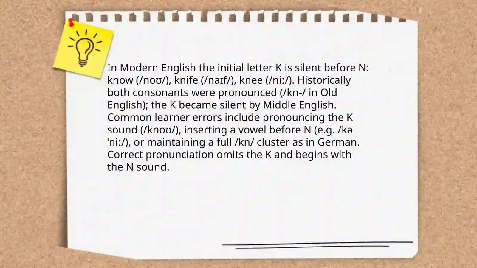 Silent letters and common mispronunciations 3