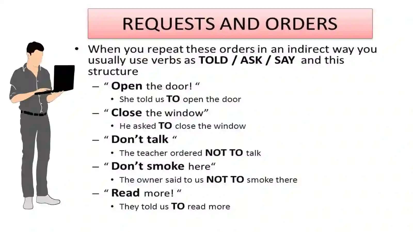 Indirect Requests and Orders 3