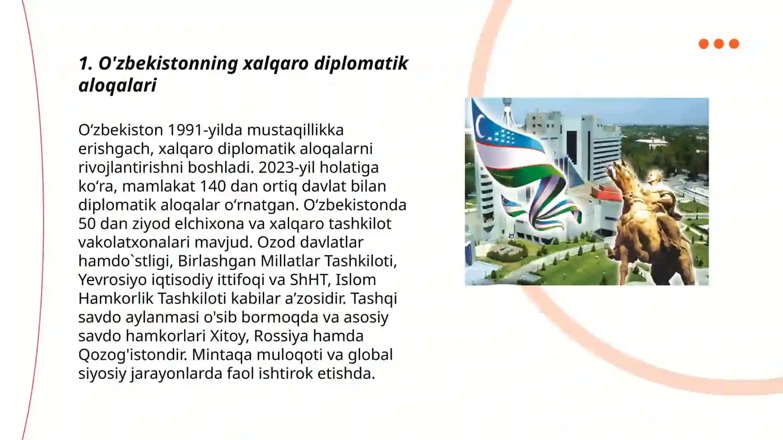 O'zbekiston va jahon hamjamiyati 3