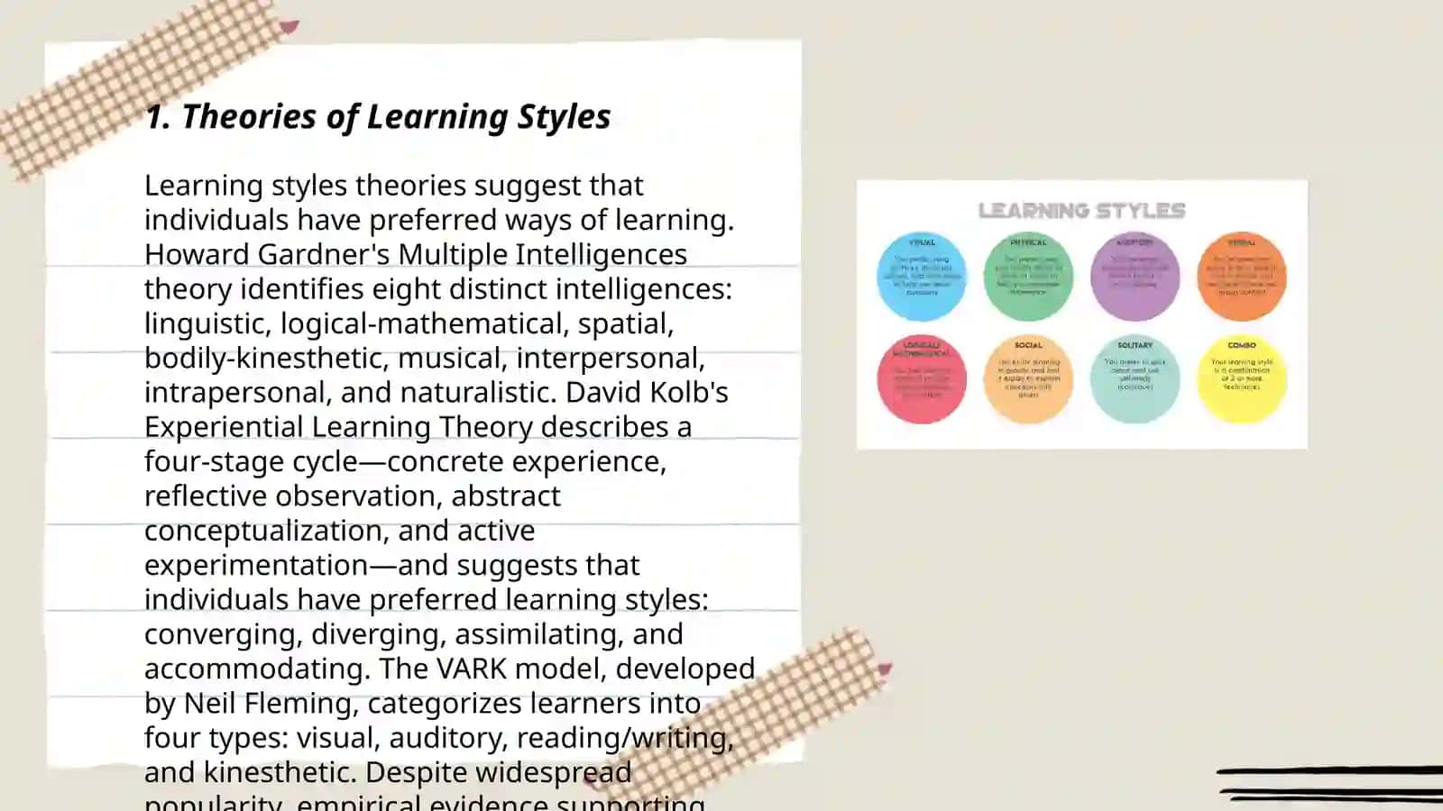 Learning styles 3