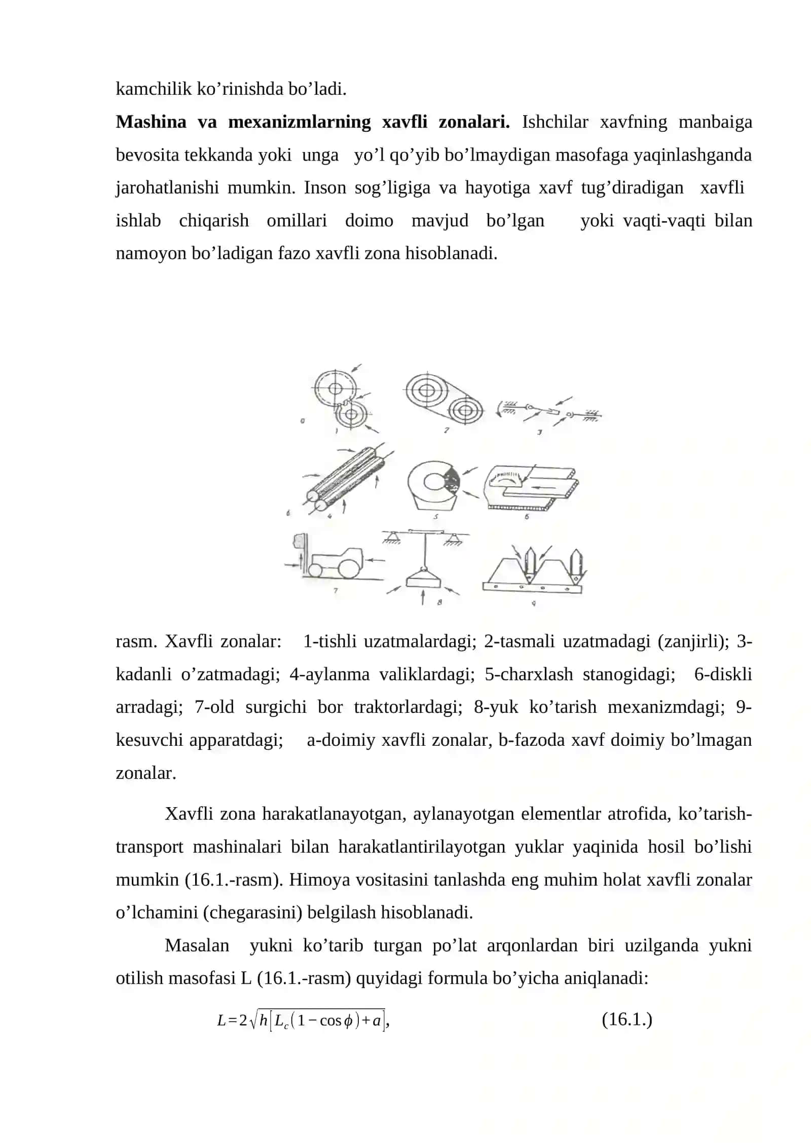 Texnika xavfsizligi asoslari. Mehnat xavfsizligini taminlashning texnik vositalari 3