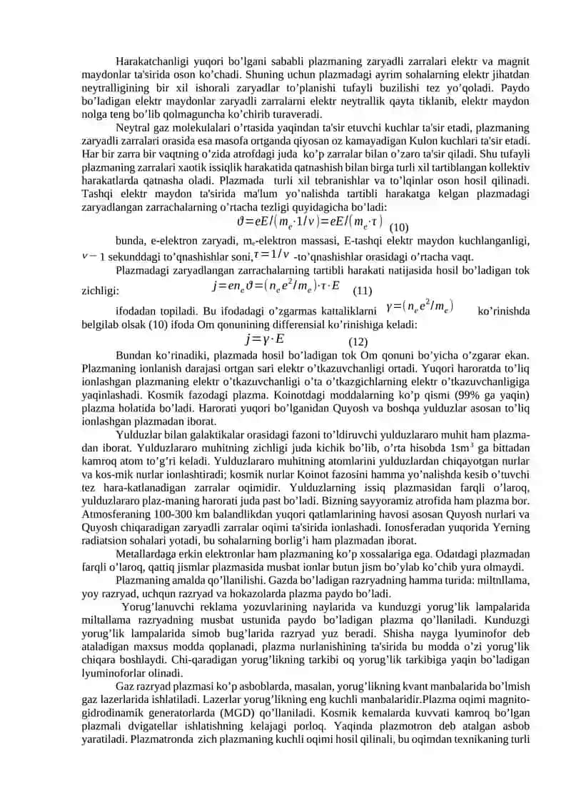 Turli muhitlarda elektr toki. 3