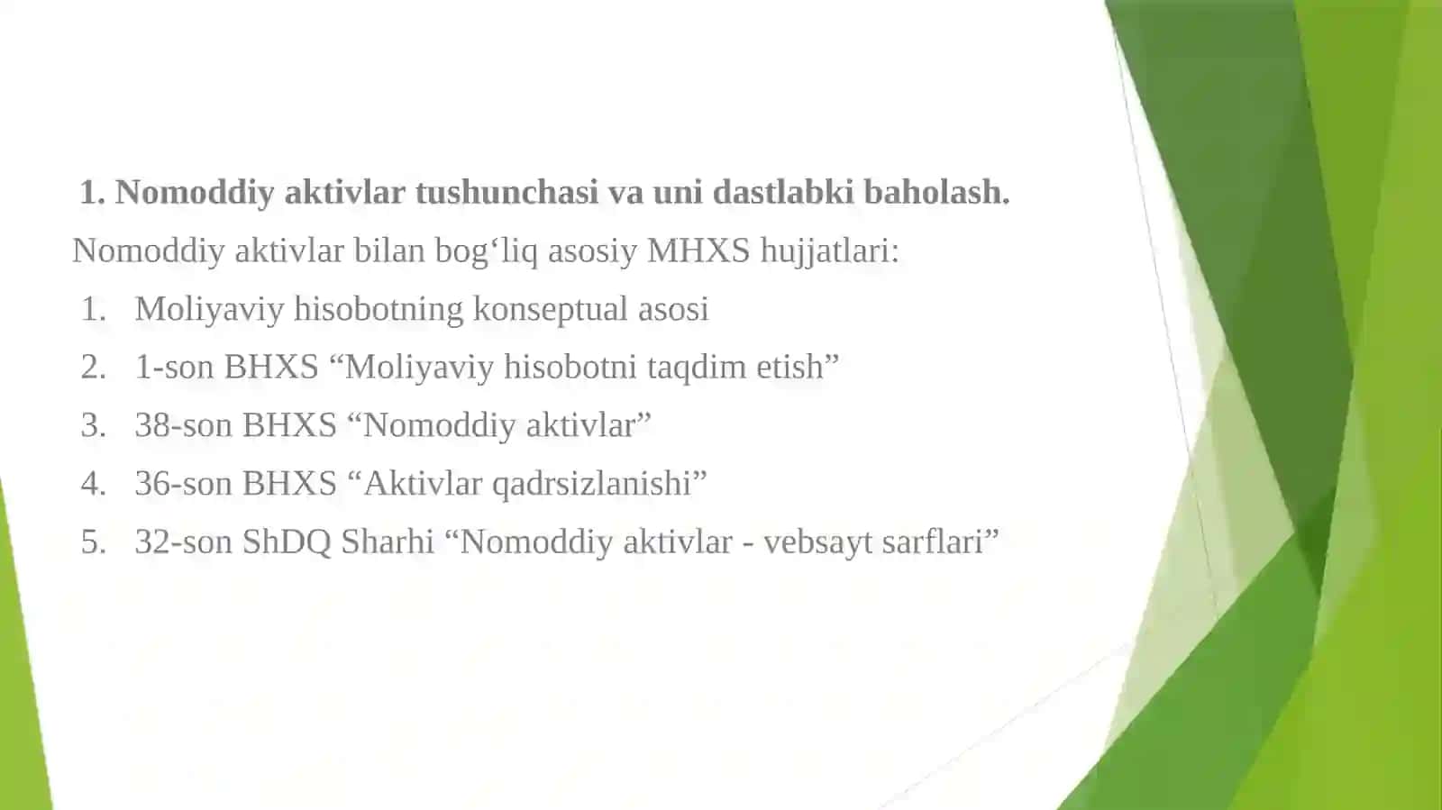 Nomoddiy Aktivlar bo‘yicha muommolar auditi 3