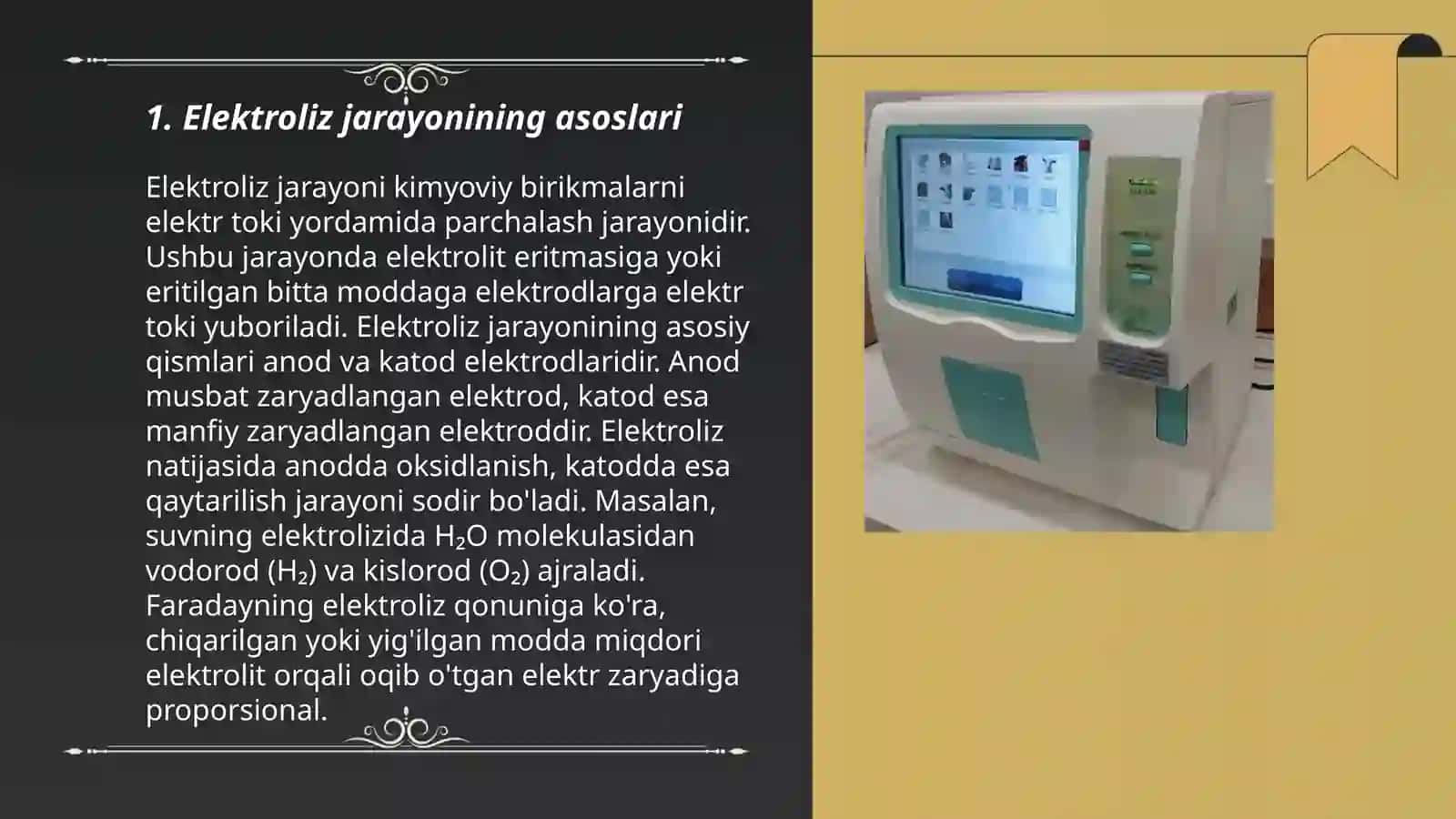 Elektrolizning asoslari 3
