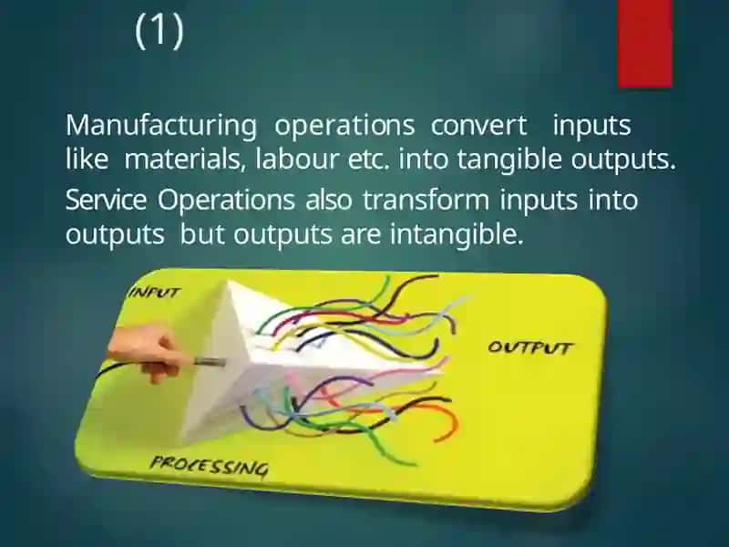 DIFFERENCE BETWEEN MANUFACTURING AND SERVICE OPERATIONS 3