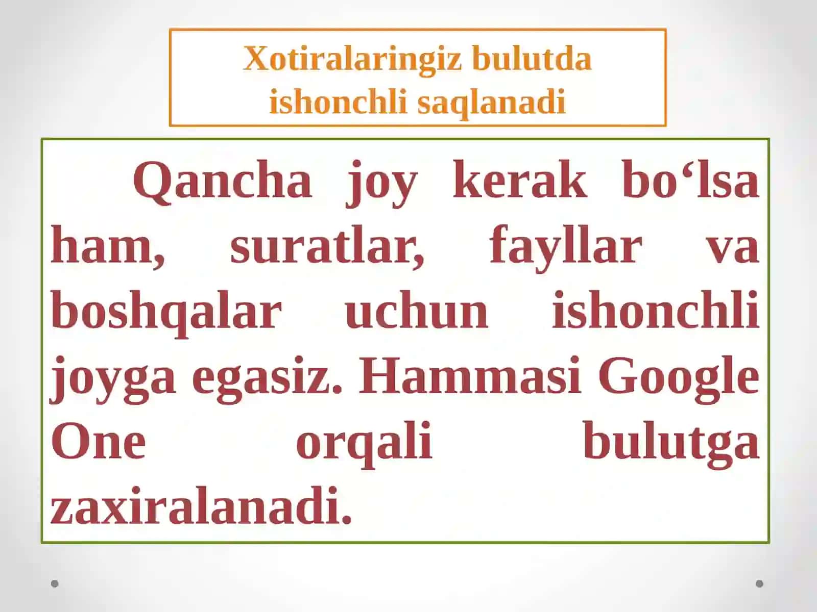 Google One vauningimkoniyatlari 3