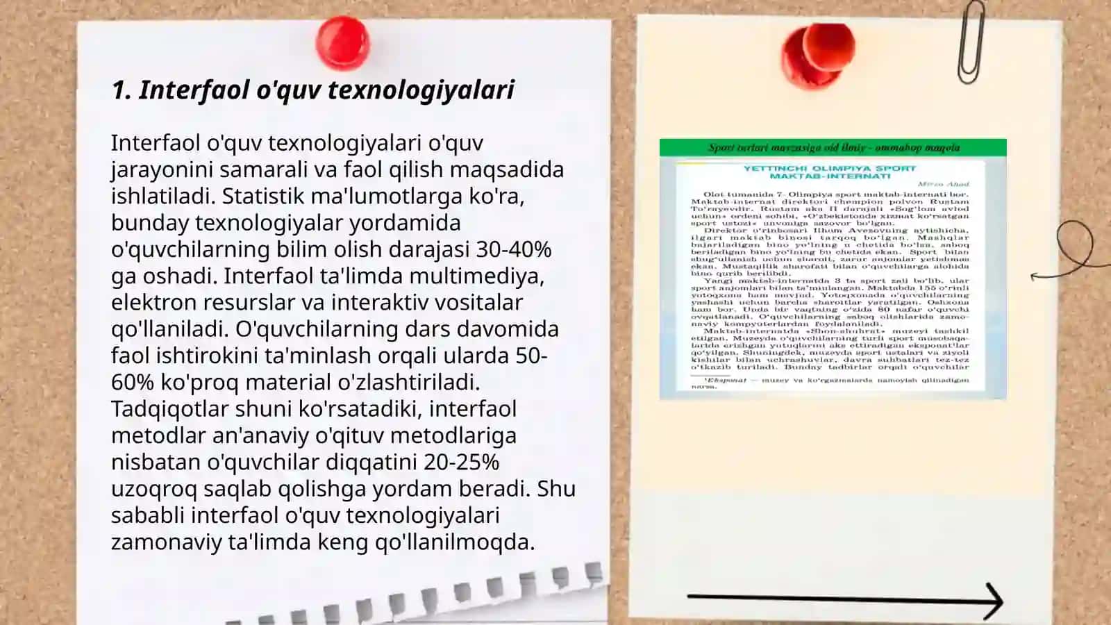 Interfaol o'quv texnologiyalari 3