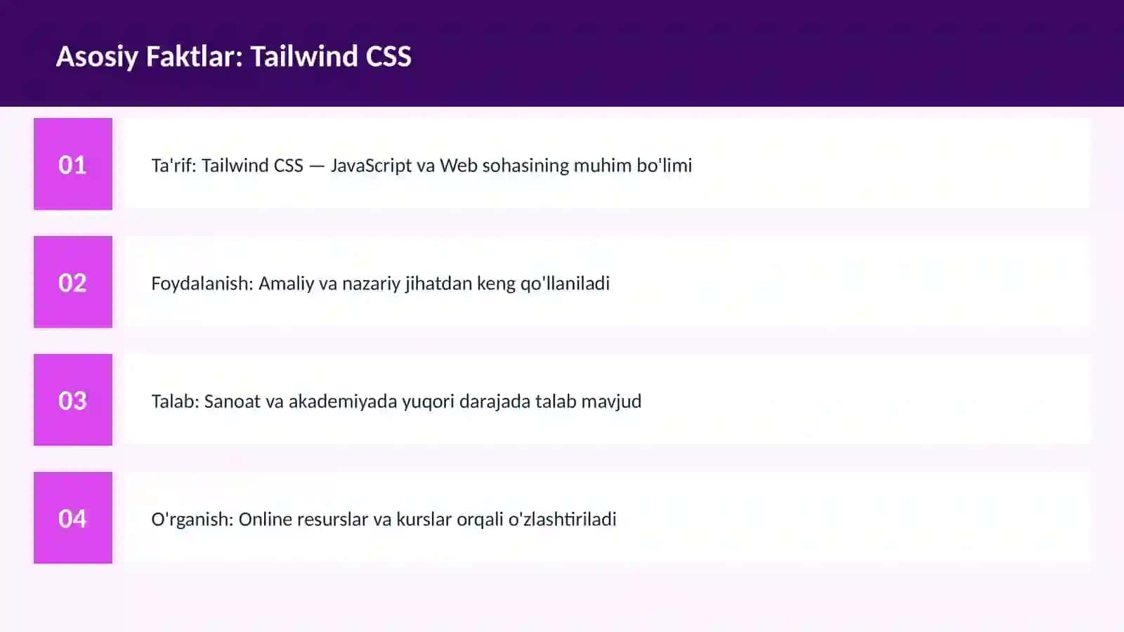 Tailwind CSS 3