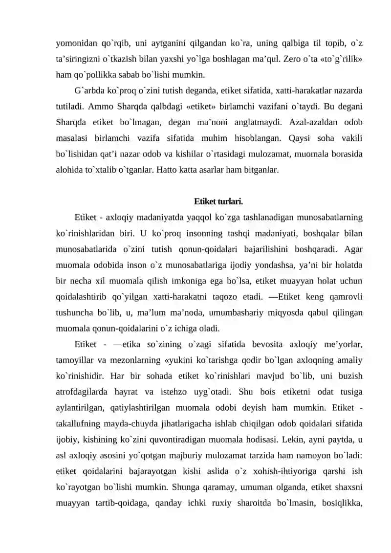 Etiket turlari 3