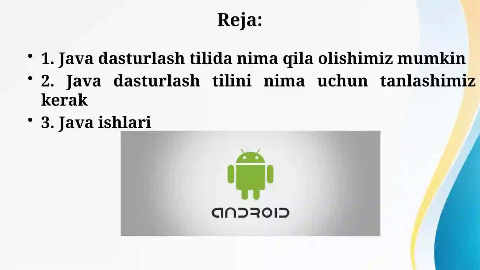 Mobil texnalogiyalar 3
