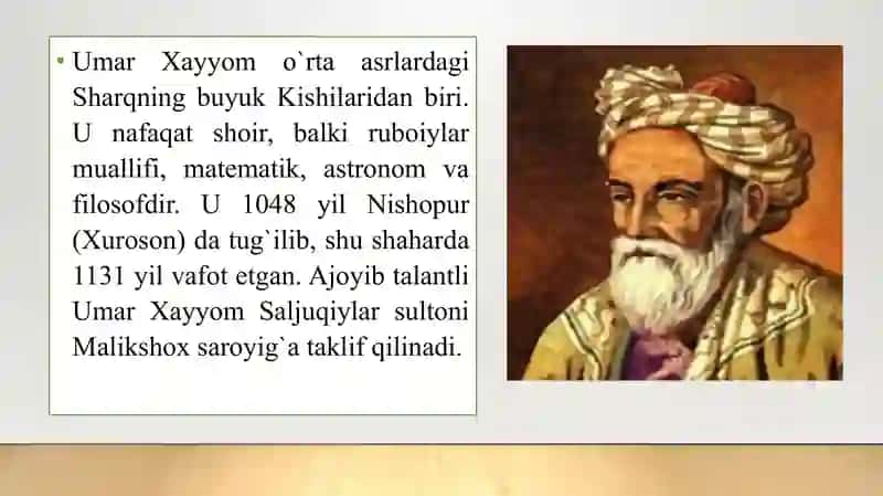 UMAR HAYYOM  KALENDARI 3