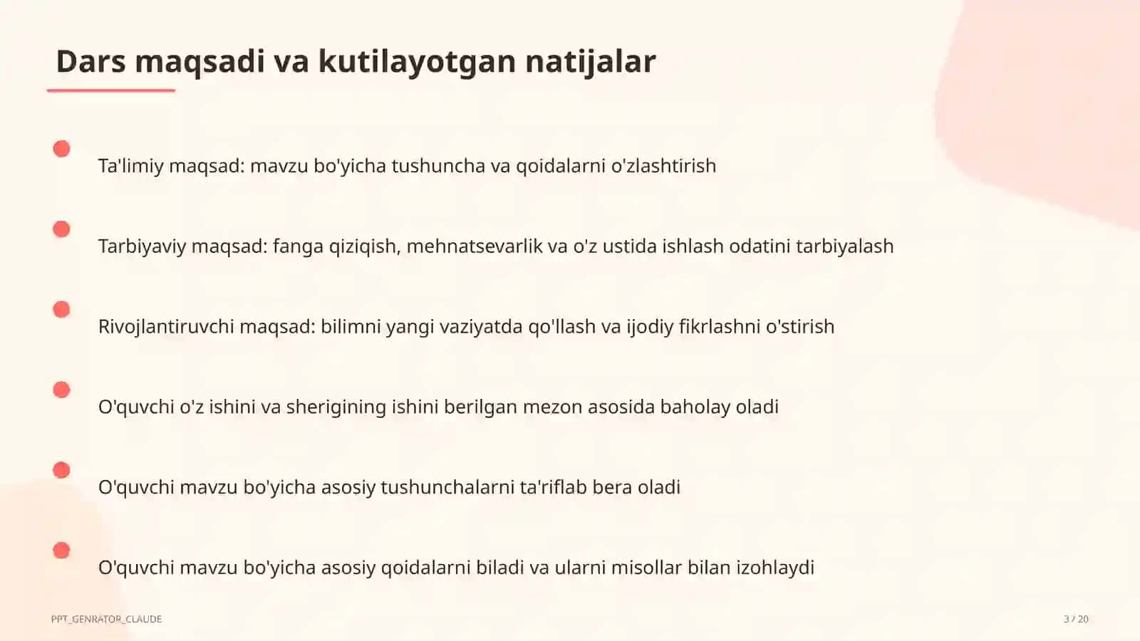 Sinf rahbarining yillik ish rejasi 3