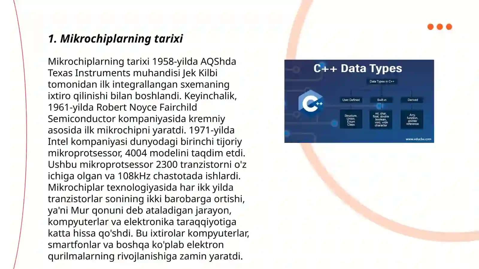 Mikrochiplarning tarixi 3