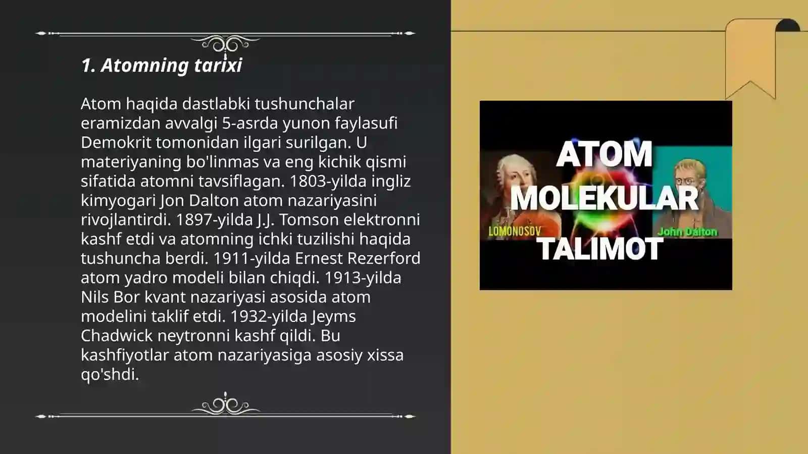 Atom molekulyar taʼlimot 3