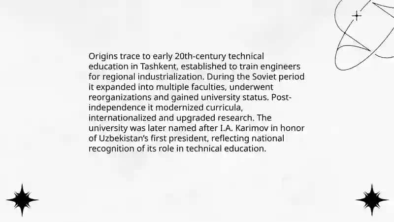 Tashkent State Technical University named after I.A. Karimov 3