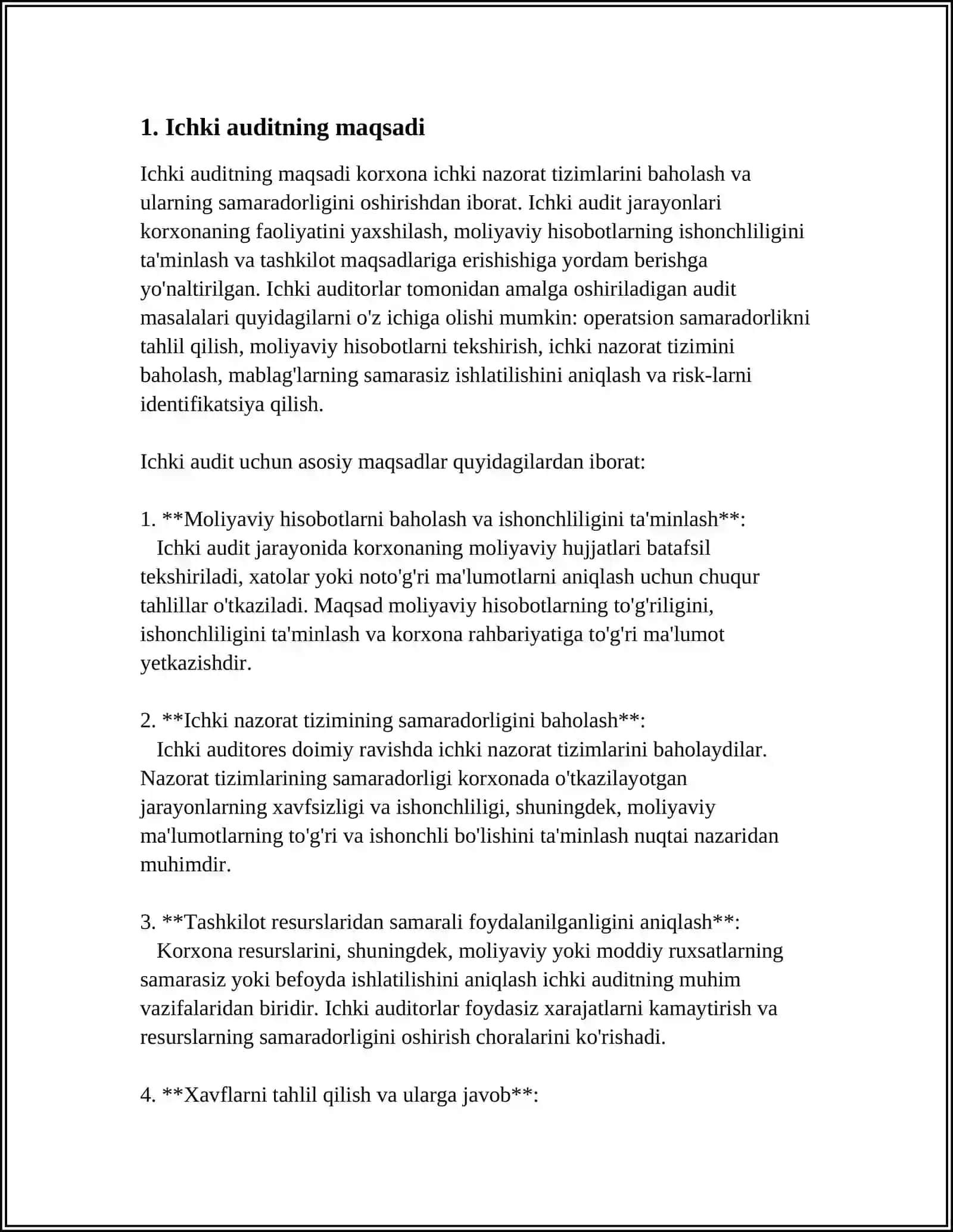 ICHKI AUDIT 3
