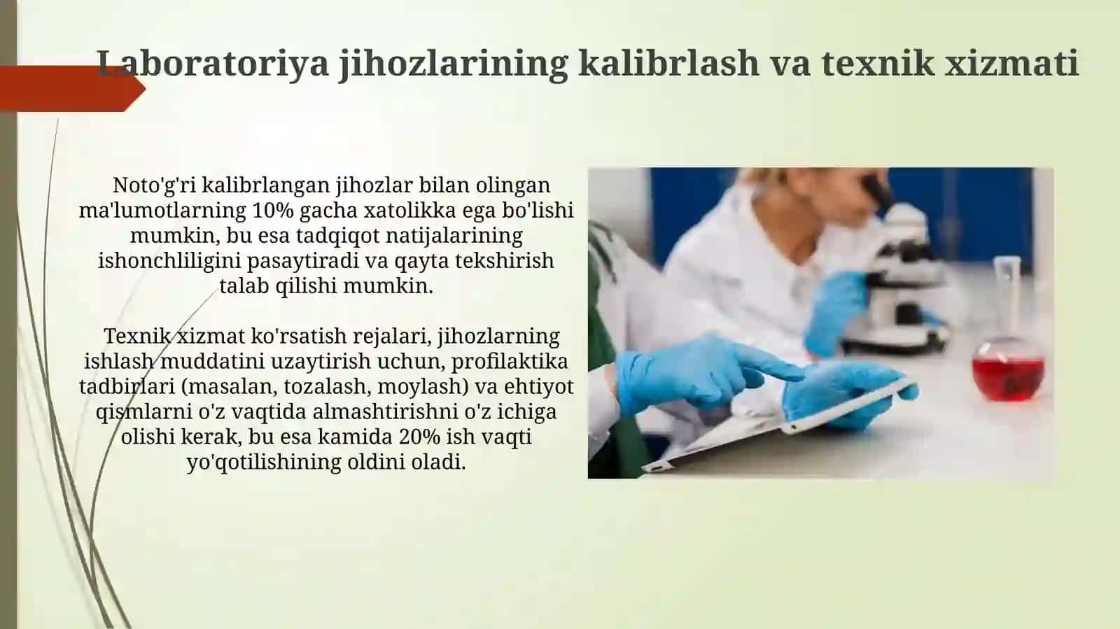 Laboratoriya taqdiqot sifatlarini nazorat qilish 3