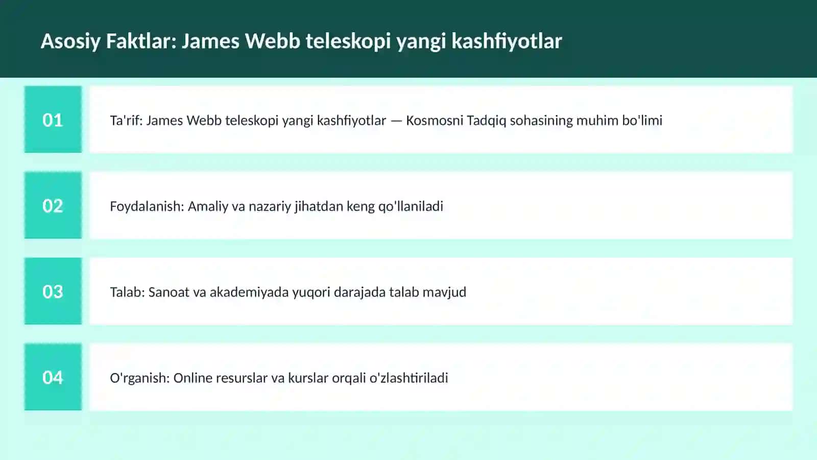 James Webb teleskopi yangi kashfiyotlar 3