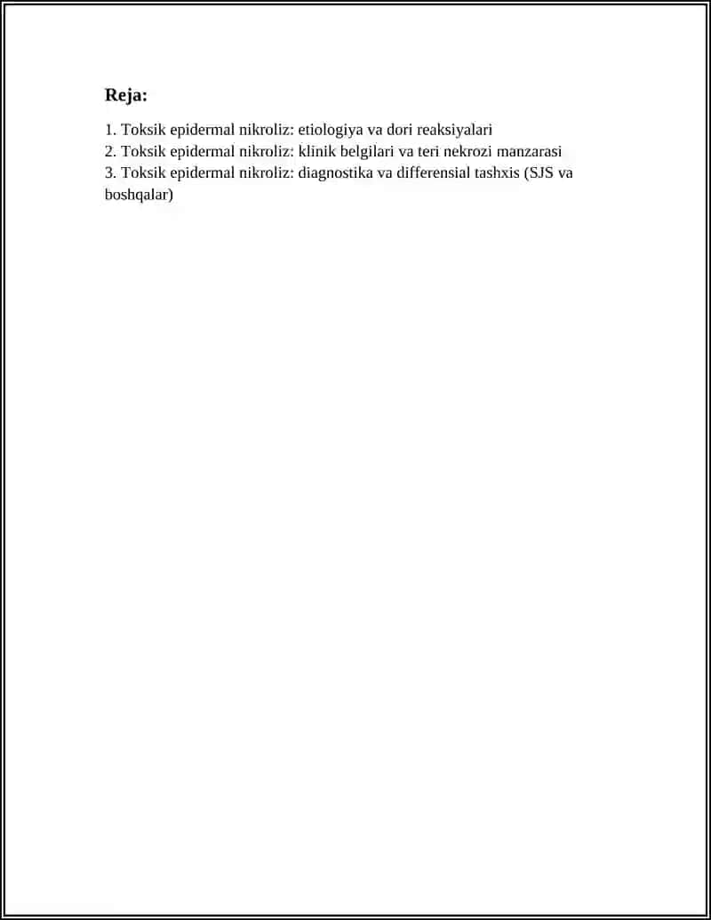 TOKSIK EPIDERMAL NIKROLIZ 3