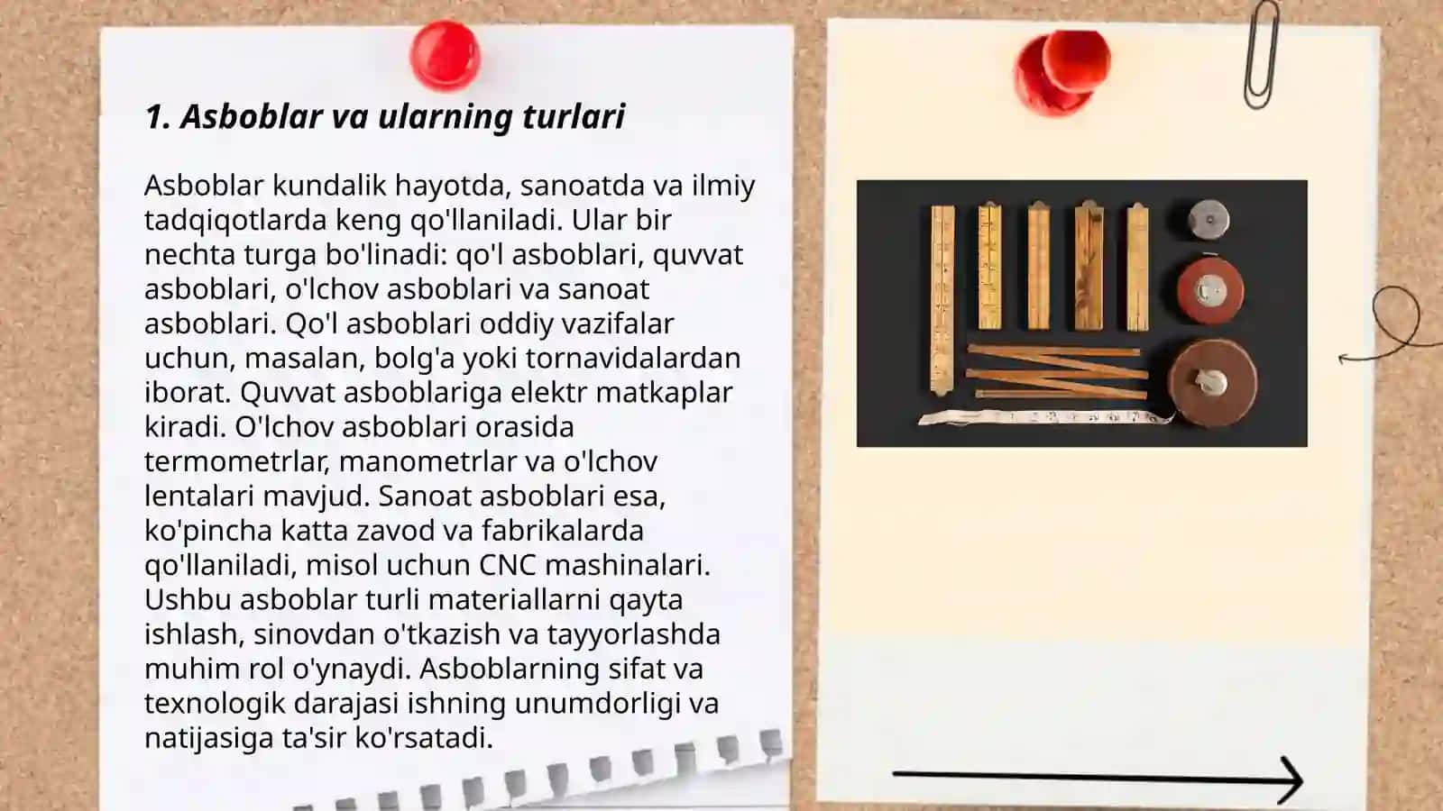 O'lchov asbob turlari 3