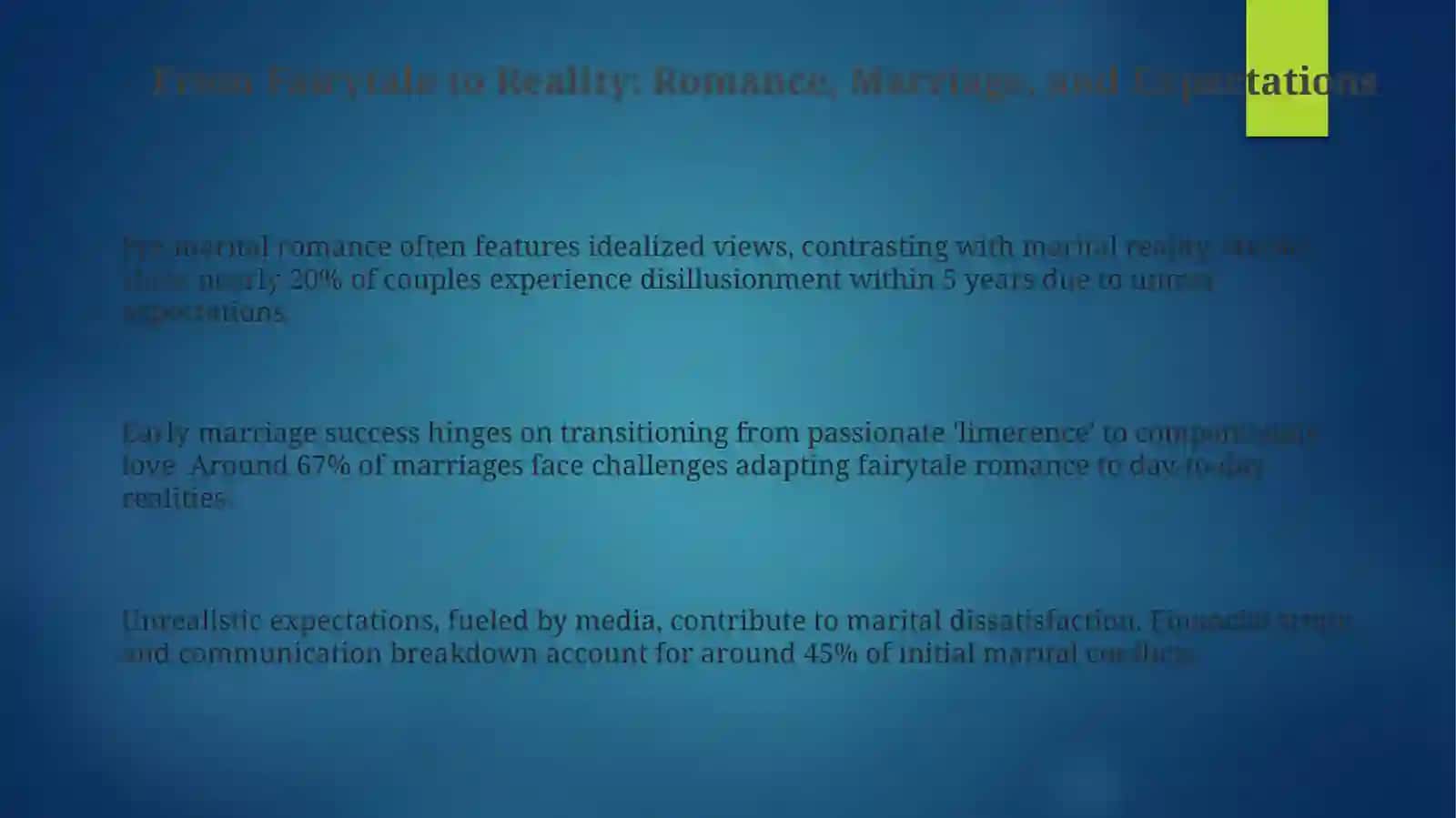 Romance and divorce 3
